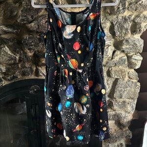 Retrolicious Galaxy Print Dress